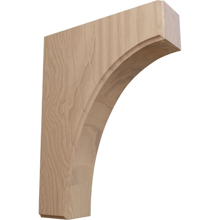 Ekena Millwork 1 3/4"W x 6"D x 8"H Clarksville Bracket, Mahogany BKTW02X06X08CVGM